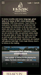 Mobile Screenshot of haakwine.com