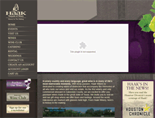 Tablet Screenshot of haakwine.com